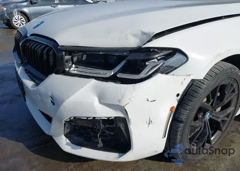 2022 BMW 530E из США, поврежденный, VIN WBA13AG04NCK75459